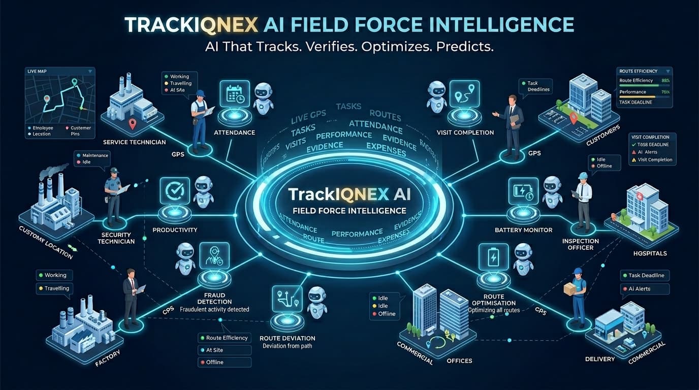 TrackIQNex AI field force intelligence β scanning live field operations